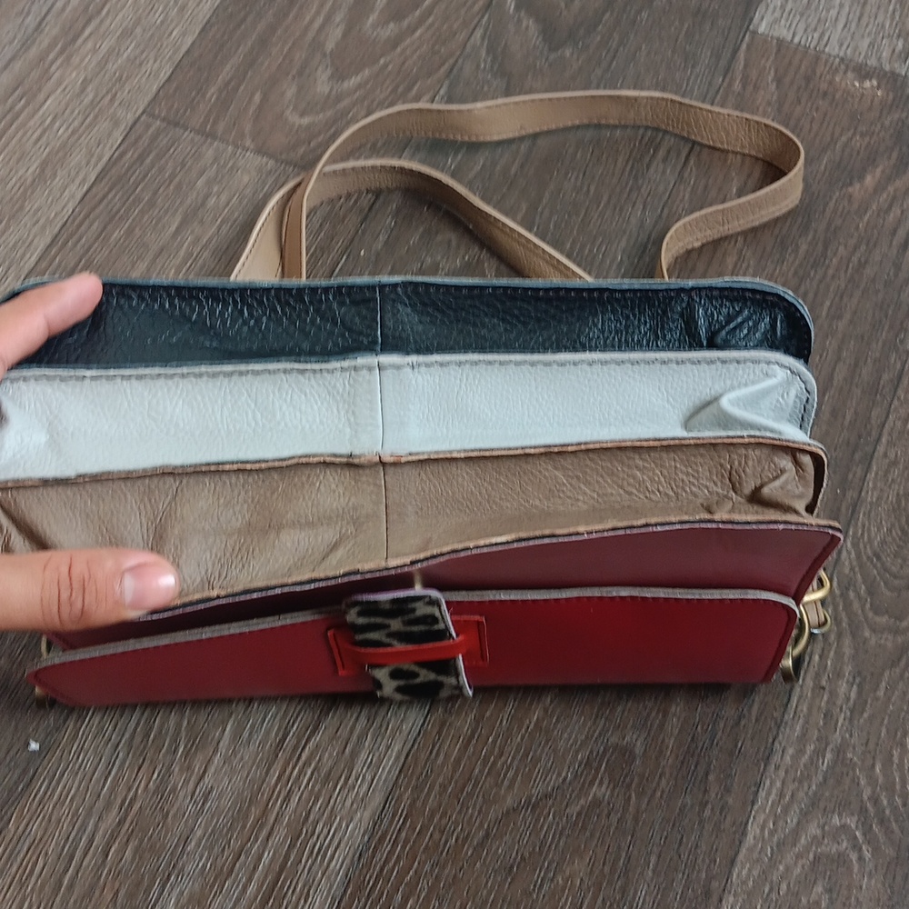 Stylish Red and Pink Women's Bag - Picture 3 of 8